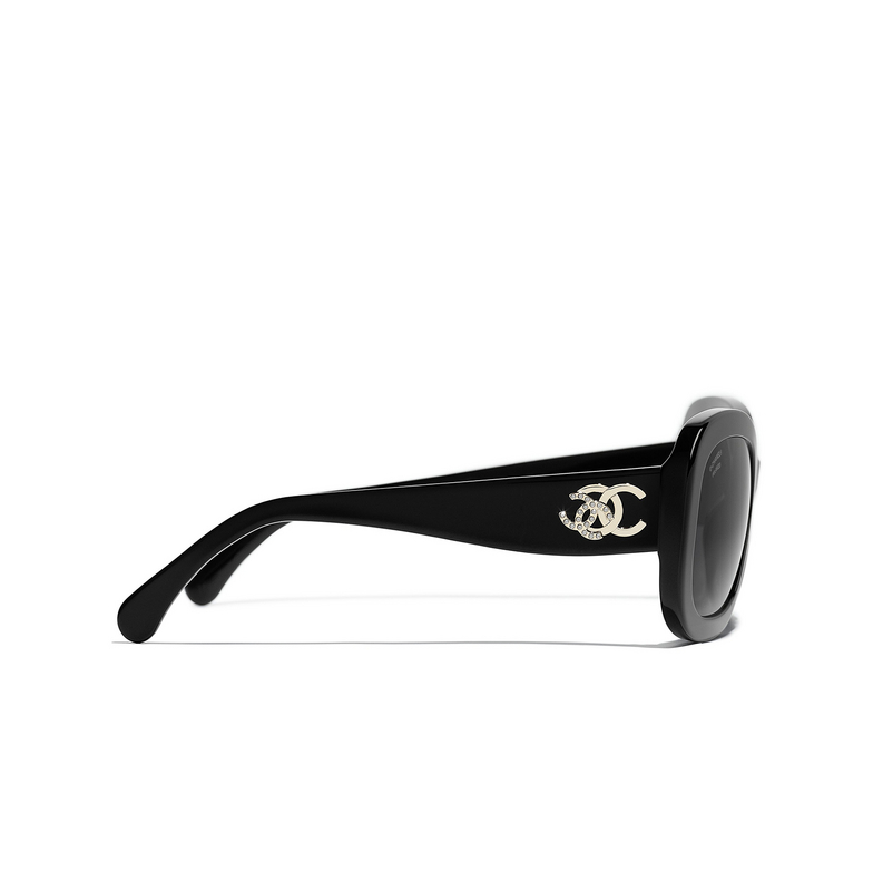 CHANEL rectangle Sunglasses C622T8 black