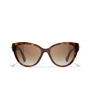 CHANEL butterfly Sunglasses 1425S5 havana - front view