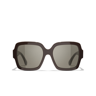 CHANEL square Sunglasses 1704/3 brown - front view