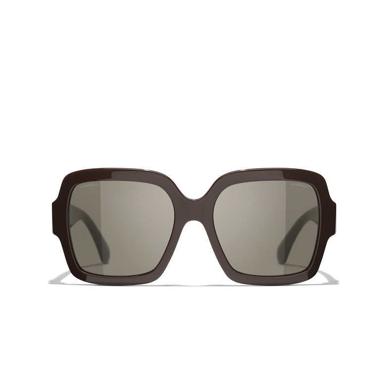 CHANEL square Sunglasses 1704/3 brown