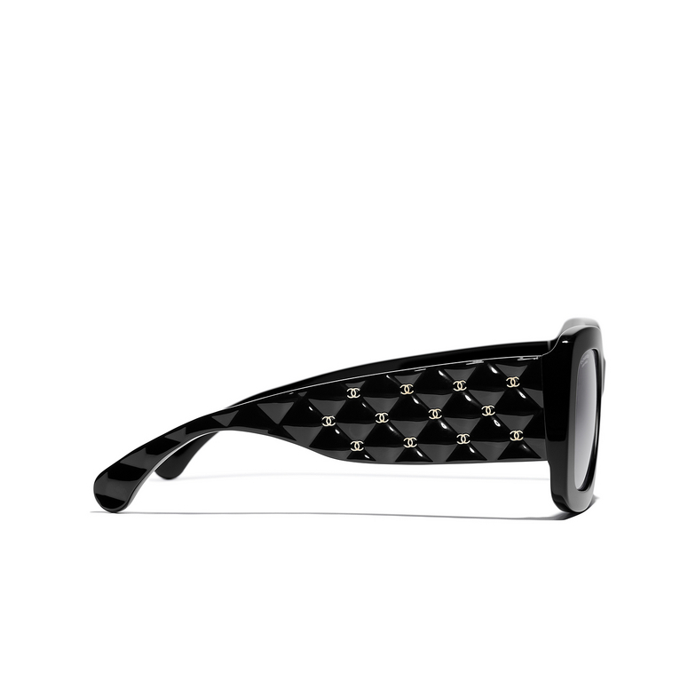 CHANEL rectangle Sunglasses C622T8 black
