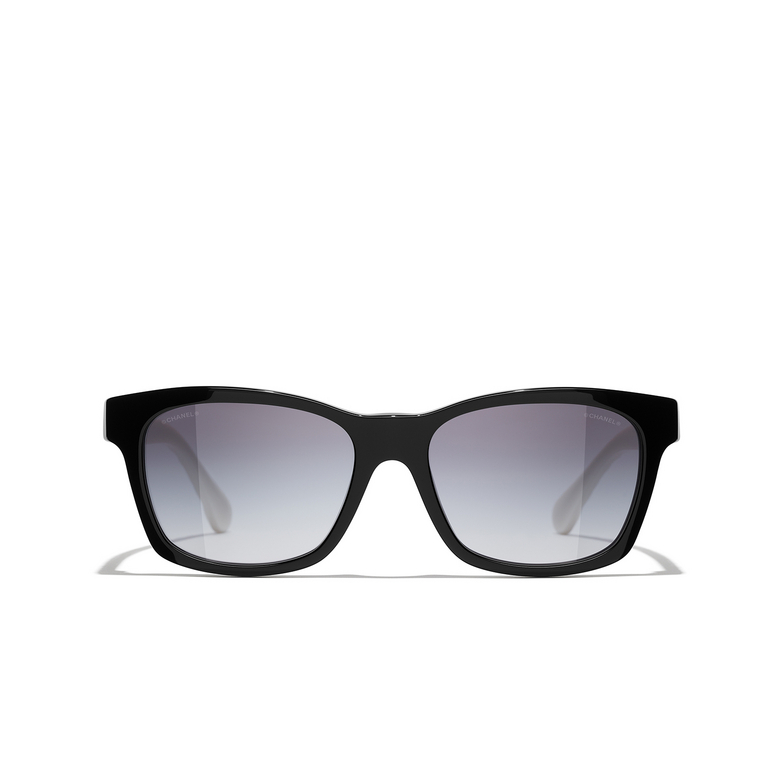 Gafas de sol cuadradas CHANEL 1656S6 black & white