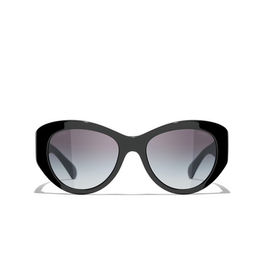 CHANEL Schmetterlingsförmige sonnenbrille 1047S6 black - Vorderansicht