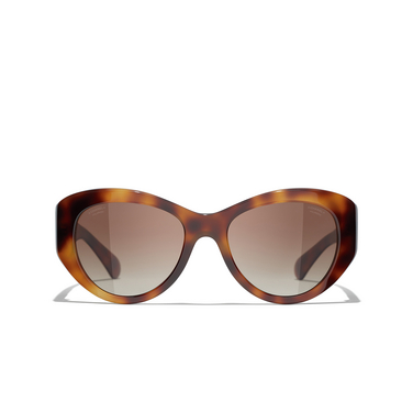 CHANEL butterfly Sunglasses 1295S9 tortoise - front view
