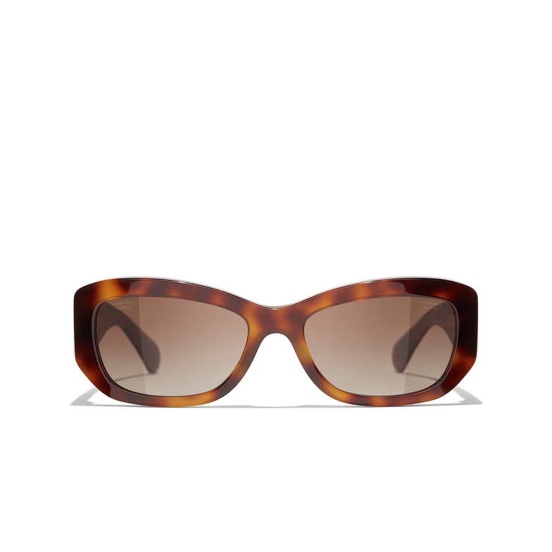 CHANEL rectangle Sunglasses 1295S9 tortoise