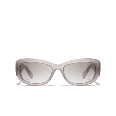 Gafas de sol rectangulares CHANEL 1730S6 grey - Vista delantera