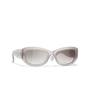 CHANEL rectangle Sunglasses 1730S6 grey - three-quarters view