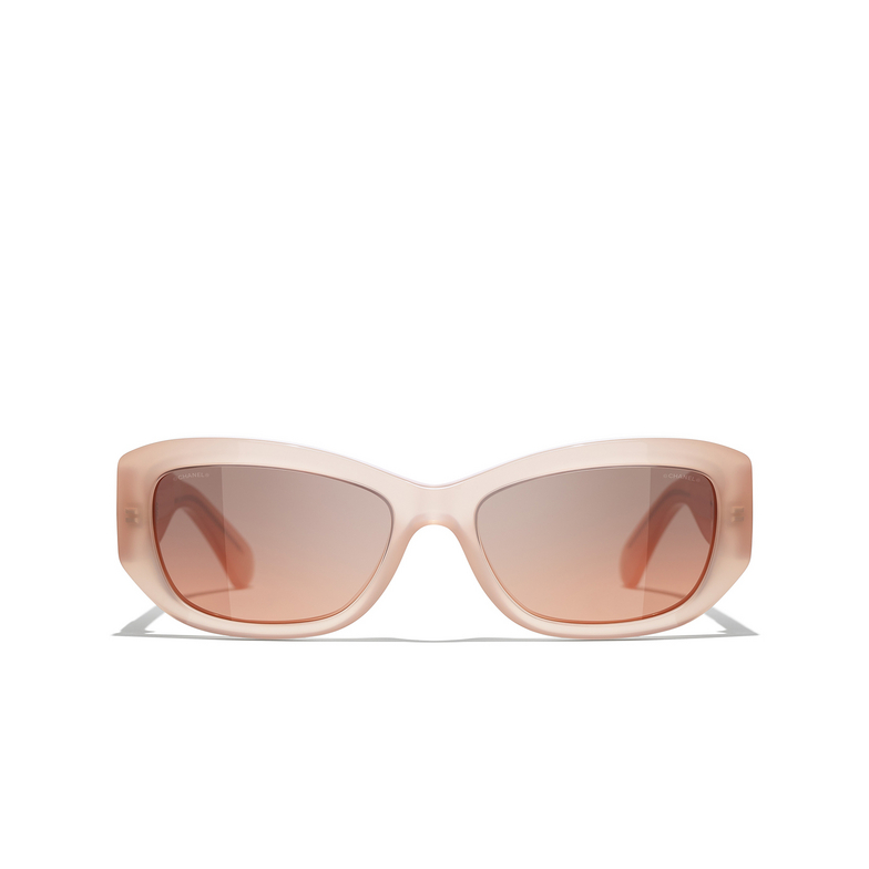 CHANEL rectangle Sunglasses 173218 coral