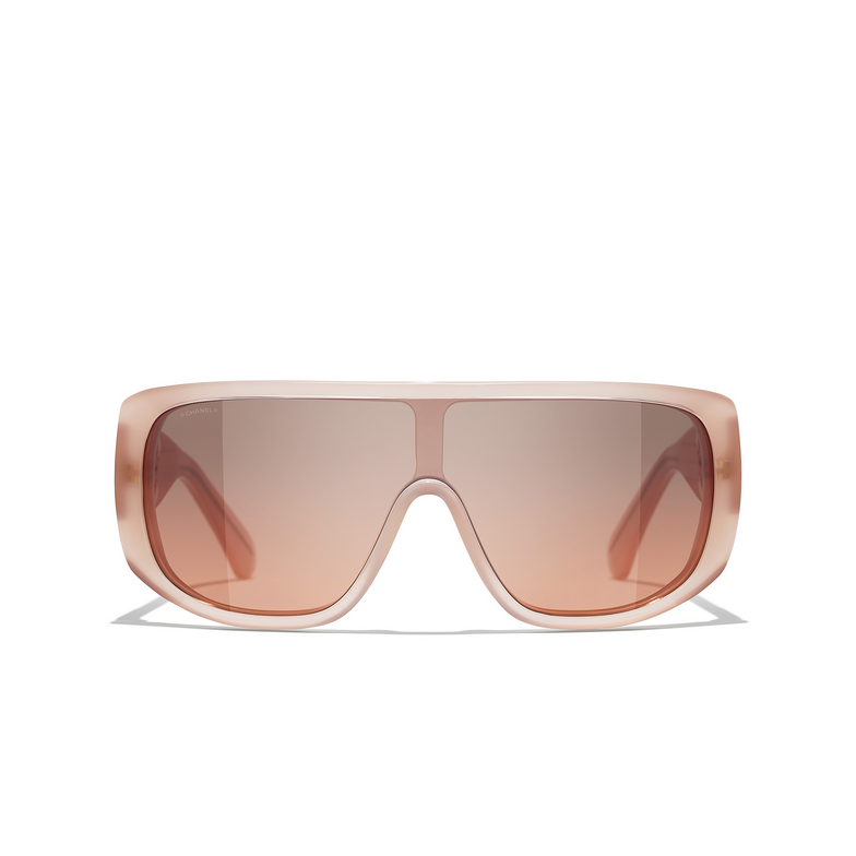 CHANEL shield Sunglasses 173218 coral