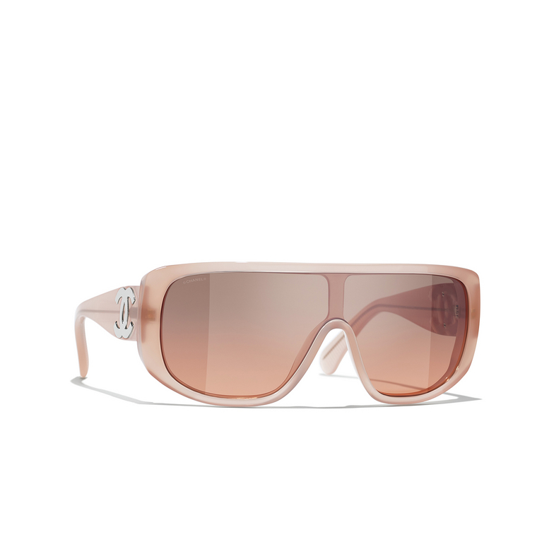 CHANEL shield Sunglasses 173218 coral