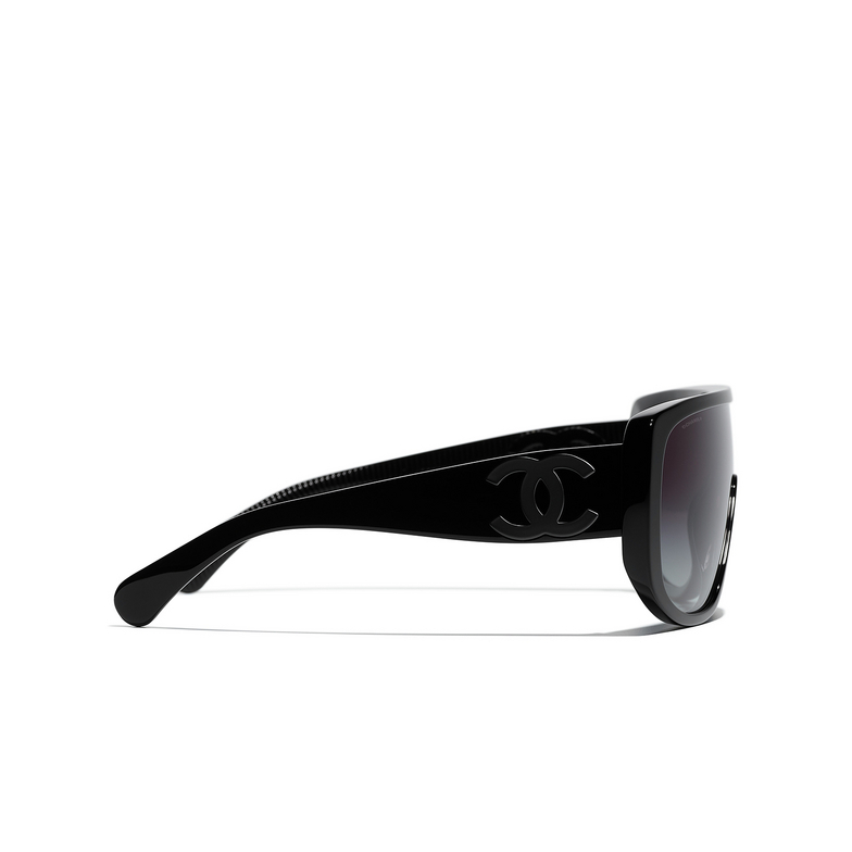 CHANEL shield Sunglasses C888S6 black
