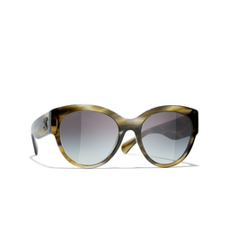 Gafas de sol mariposa CHANEL 1729S6 green tortoise & grey