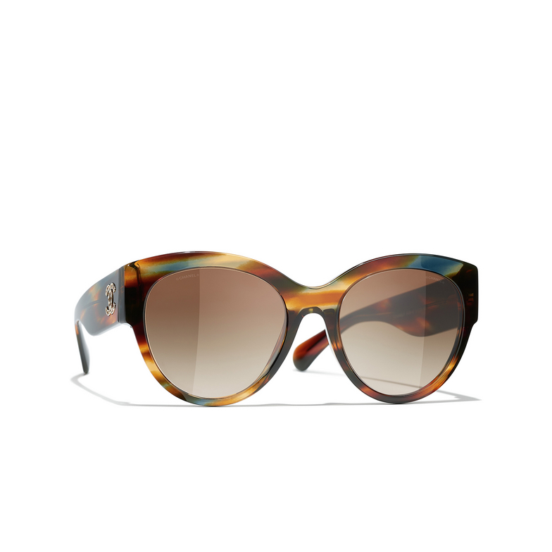 Solaires papillon CHANEL 1735S5 yellow tortoise & brown