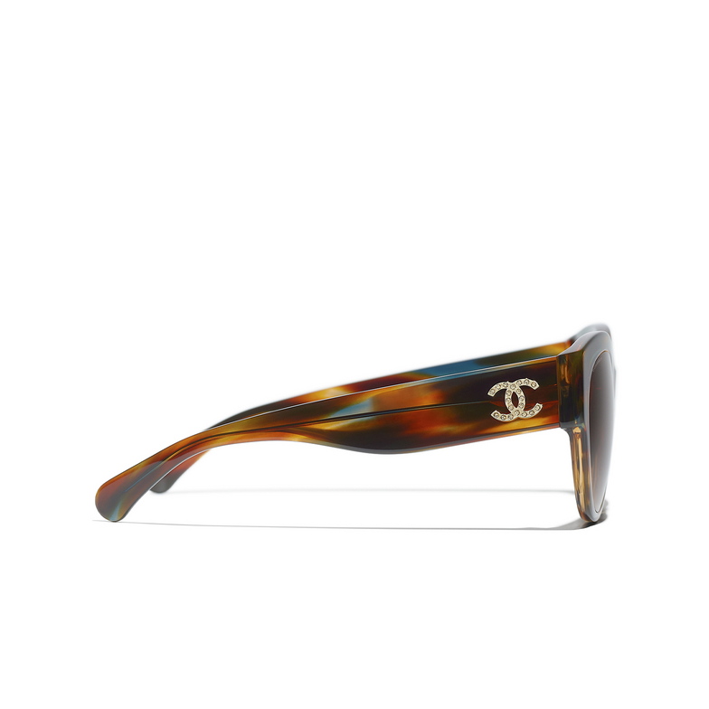 CHANEL butterfly Sunglasses 1735S5 yellow tortoise & brown