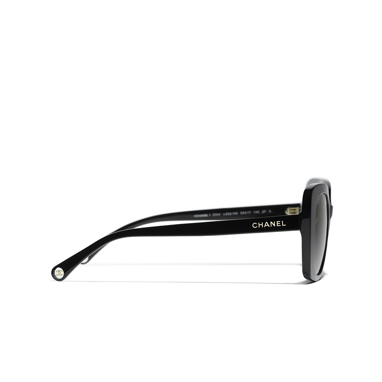 Gafas de sol rectangulares CHANEL C622M3 black