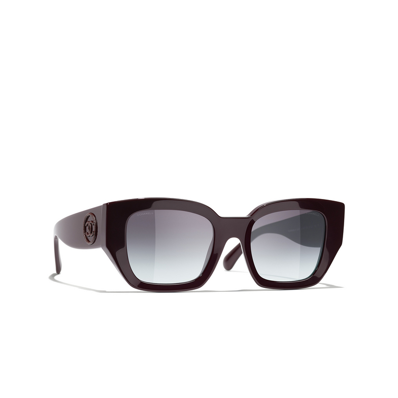 CHANEL square Sunglasses 1461S6 burgundy
