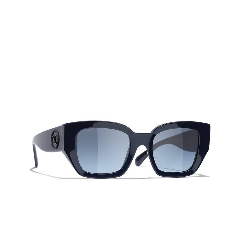 CHANEL quadratische sonnenbrille 1462S2 blue