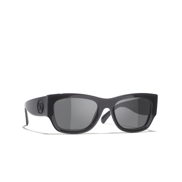 CHANEL rectangle Sunglasses 1716S4 grey - three-quarters view