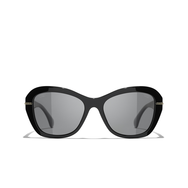 CHANEL Schmetterlingsförmige sonnenbrille C622T8 black