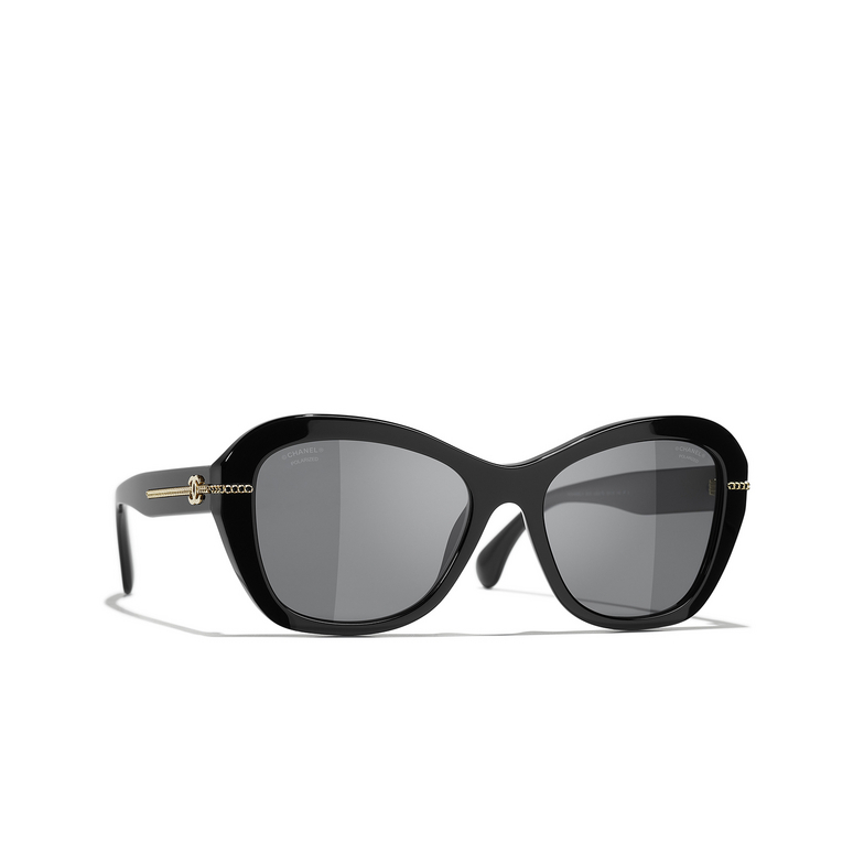 CHANEL butterfly Sunglasses C622T8 black