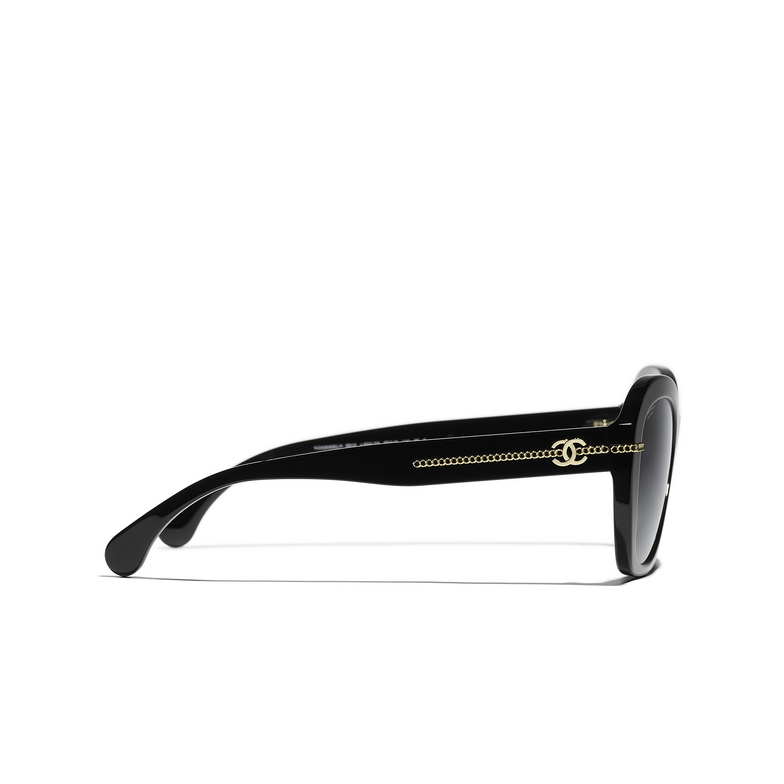 CHANEL Schmetterlingsförmige sonnenbrille C622T8 black