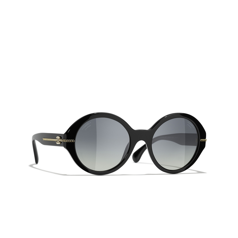 CHANEL round Sunglasses C622S8 black