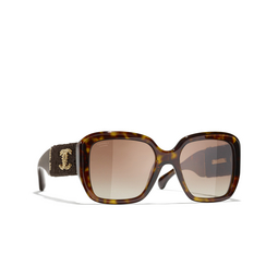 Gafas de sol cuadradas CHANEL C714S9 dark tortoise