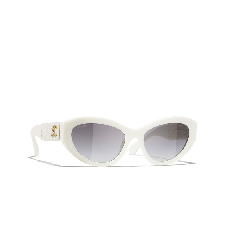 CHANEL Katzenaugenförmige sonnenbrille 1255S6 white