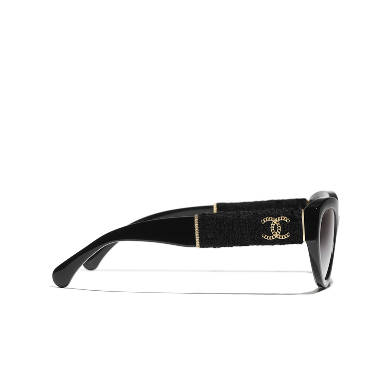 CHANEL cateye Sunglasses C622S6 black & gold