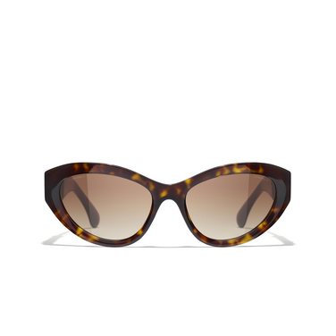CHANEL cateye Sunglasses C714S5 dark tortoise - front view