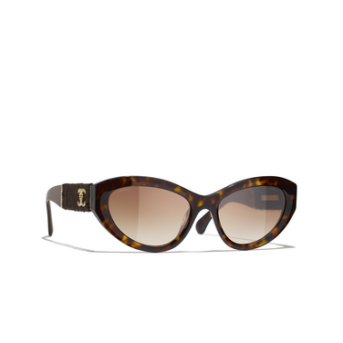 CHANEL cateye Sunglasses C714S5 dark tortoise