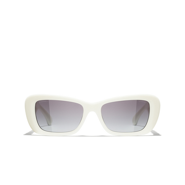 CHANEL rectangle Sunglasses 1255S6 white - front view