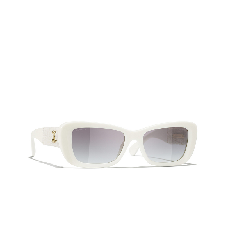 Solaires rectangles CHANEL 1255S6 white
