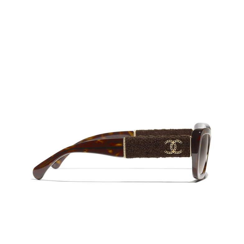 CHANEL rectangle Sunglasses C714S9 dark tortoise