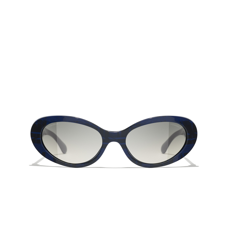 CHANEL ovale sonnenbrille 166971 blue