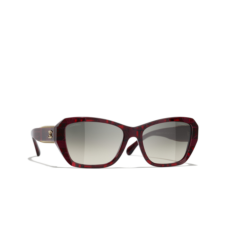 CHANEL butterfly Sunglasses 166571 red