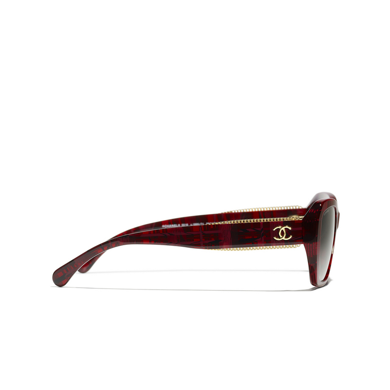 CHANEL Schmetterlingsförmige sonnenbrille 166571 red