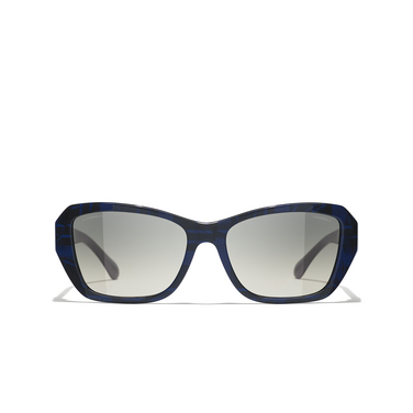 CHANEL Schmetterlingsförmige sonnenbrille 166971 blue - Vorderansicht