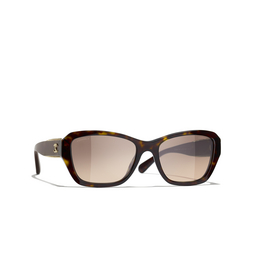 CHANEL Schmetterlingsförmige sonnenbrille C71451 dark tortoise