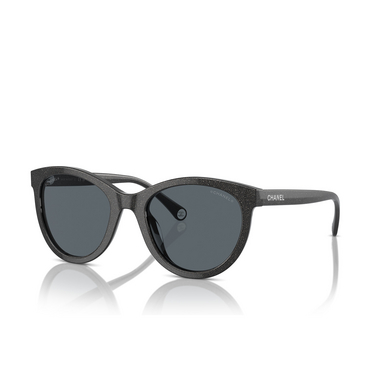 CHANEL pantos Sunglasses 1756R5 black - three-quarters view