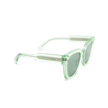 Chimi 08 Sunglasses light green - three-quarters view