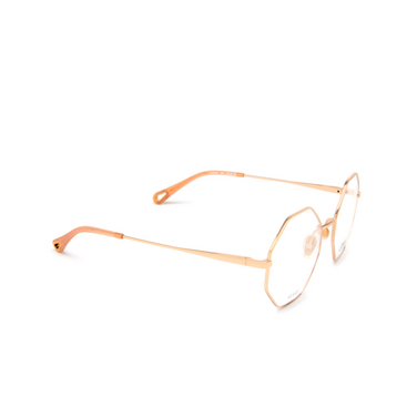Chloé CH0022O Korrektionsbrillen 002 gold - Dreiviertelansicht
