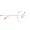 Chloé CH0022O round Eyeglasses 002 gold - product thumbnail 3/4