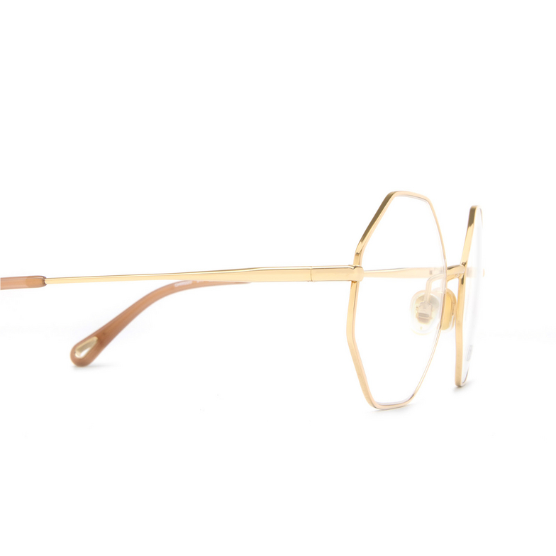 Chloé CH0022O round Eyeglasses 011 gold - 3/4