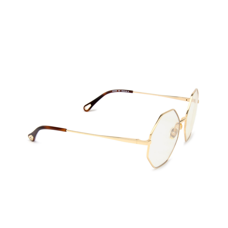 Chloé CH0022S irregular Sunglasses 001 gold - 2/4