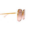 Chloé CH0031S rectangle Sunglasses 002 yellow - product thumbnail 3/5