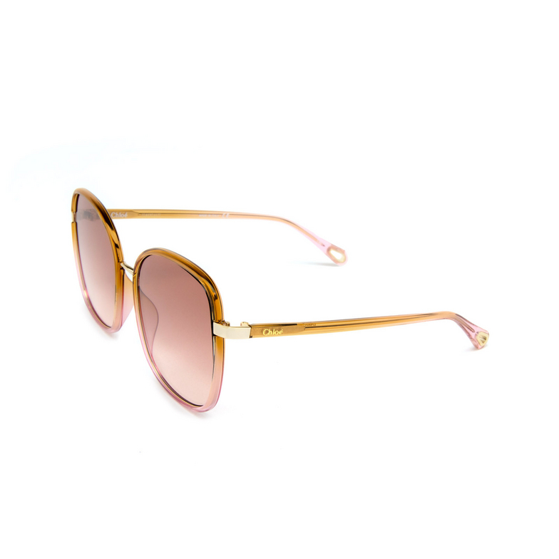 Chloé CH0031S rectangle Sunglasses 002 yellow - 4/5