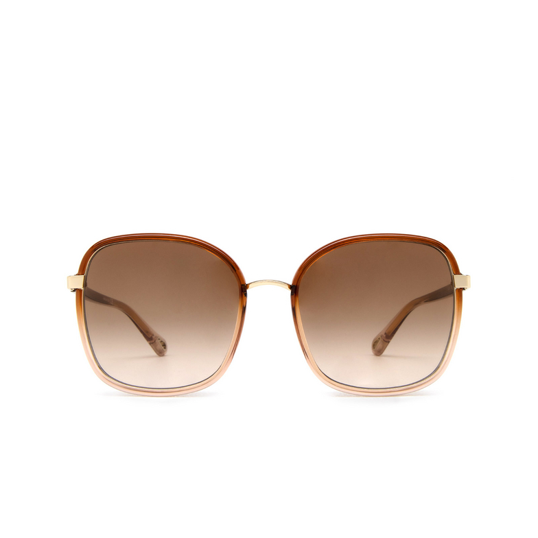 Chloé CH0031S rectangle Sunglasses 007 brown - 1/5