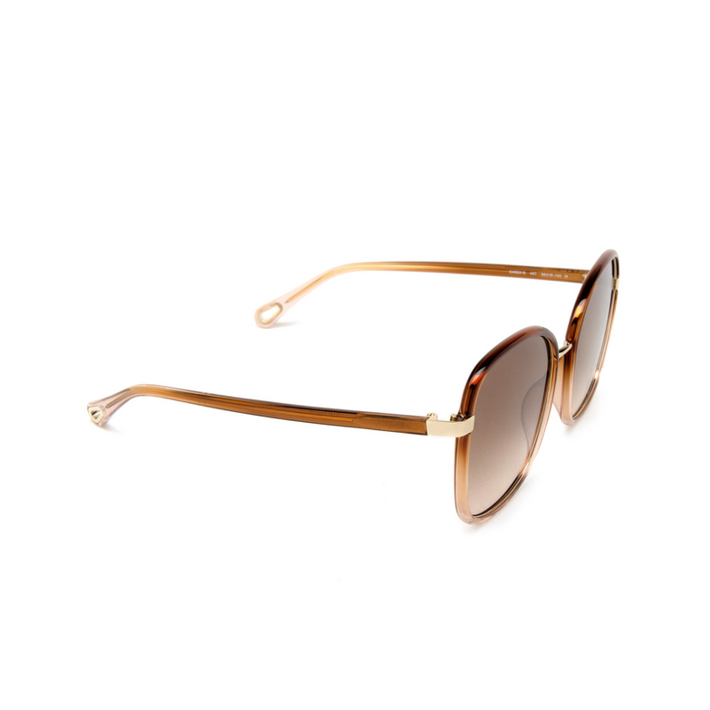 Chloé CH0031S rectangle Sunglasses 007 brown - 2/5
