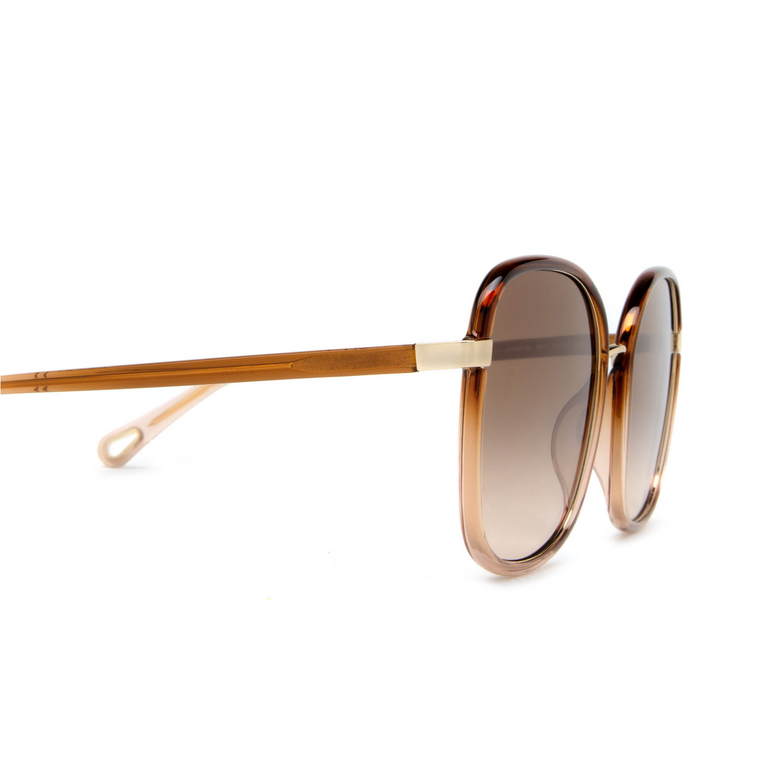 Chloé CH0031S rectangle Sunglasses 007 brown - 3/5